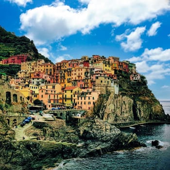 View of Manarola, Cinque Terre, Italy