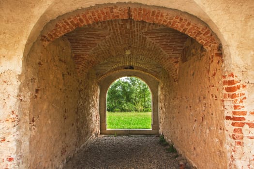 The entrance to the old castle Bela, Zagorje, Croatia