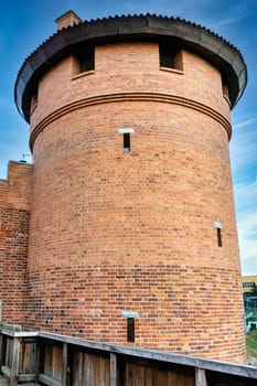 Castle of the Teutonic Order in Malbork - the largest castle in the world by land area in Malbork, Pomerania, Poland