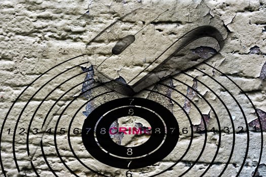 Web crime concept