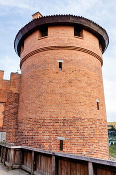 Castle of the Teutonic Order in Malbork - the largest castle in the world by land area in Malbork, Pomerania, Poland