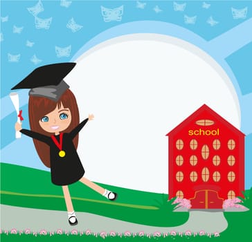 School-College Graduation - Girl