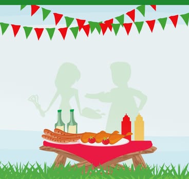 Barbecue Party Invitation