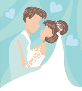 wedding couple card