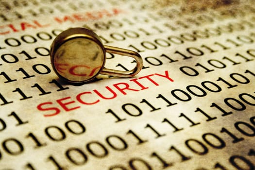 Grunge security concept