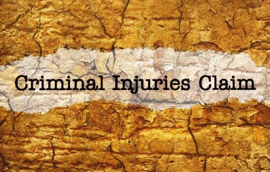 Criminal injuries claim