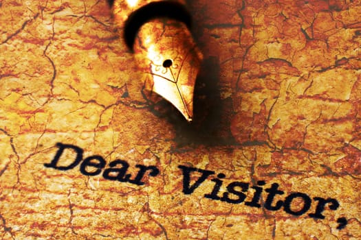 Dear visitor