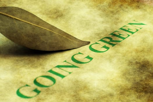 Going green