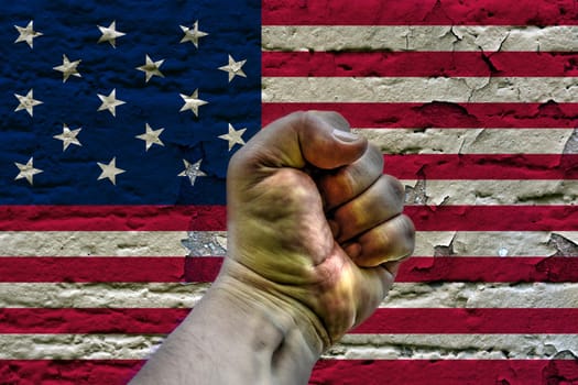 USA revolution concept