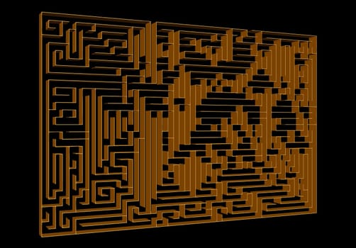 Maze 3D concept