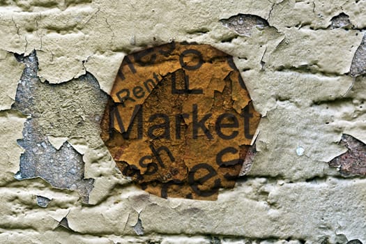 Market paper hole