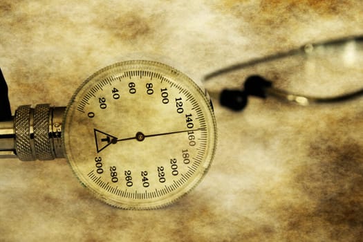Grunge stethoscope