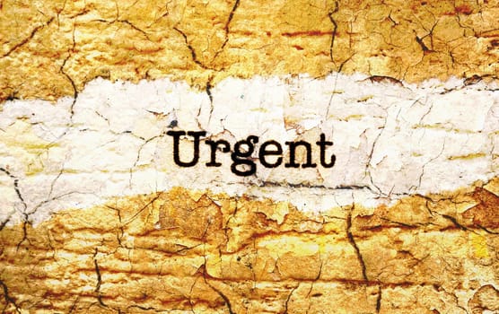 Urgent grunge  concept