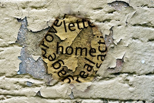 Home grunge concept