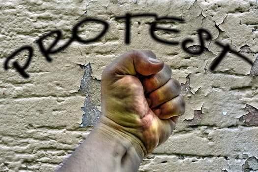 Protest concept