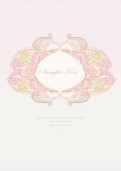 frame invitation card