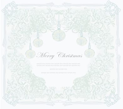 Christmas baubles abstract decoration background