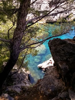 Mediterranean Sea - a view from clif - Majorca, Spain