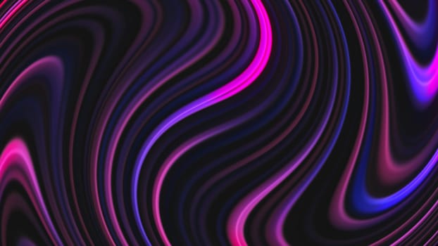 Curved lines. Computer generated 3d render