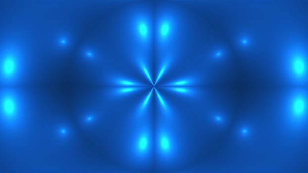 Fractal blue. Computer generated 3d render