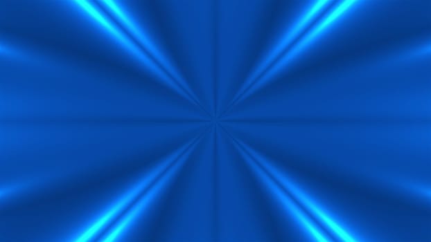 Fractal blue. Computer generated 3d render