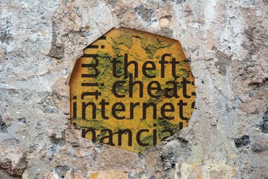 Internet cheat grunge concept