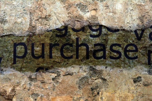 Purchase concept