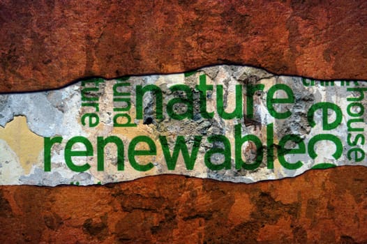Nature renewable concept