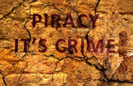 Web piracy concept