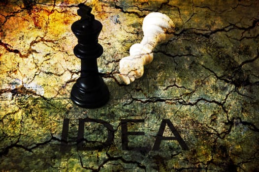 Chess and idea concept