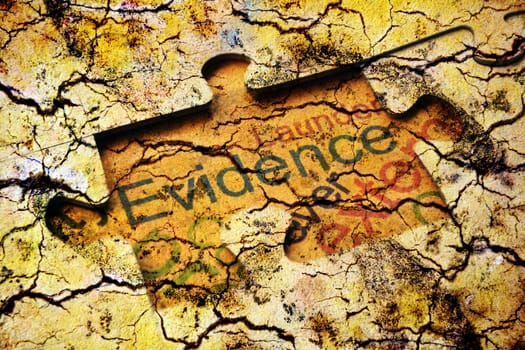 Evidence puzzle concept