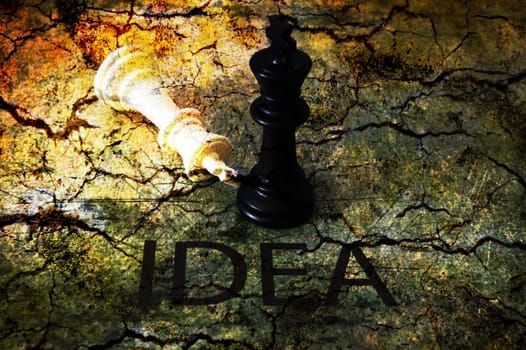 Chess and idea concept