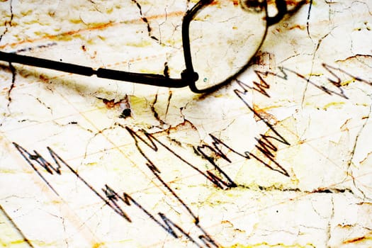 Stock market graph