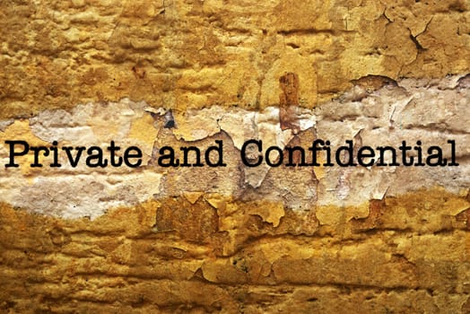 Private and confidential