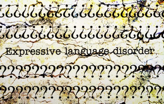Expressive language disorder
