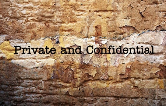 Private and confidential