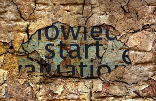 Start text on paper hole