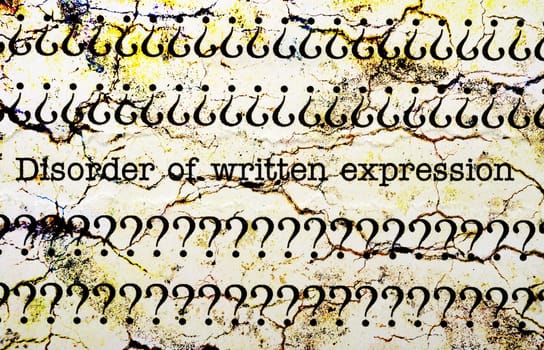 DIsorder of written expression