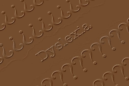 Dyslexia concept