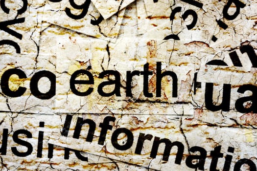 Earth word cloud