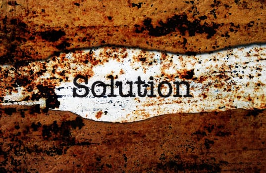 Solution concept