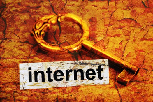 Internet tag and old key