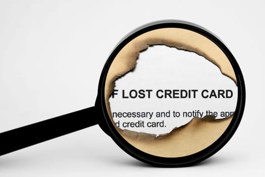 Lost credit card