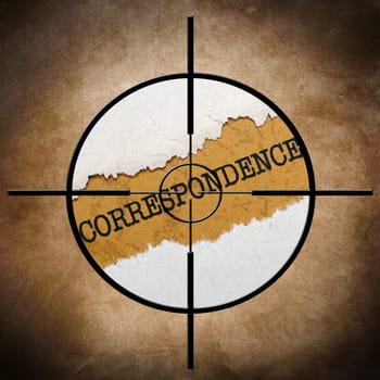Correspondence target