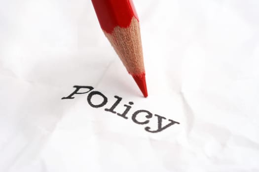 Pencil on policy