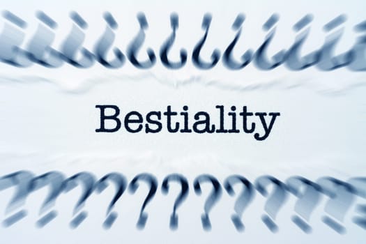 Bestiality concept