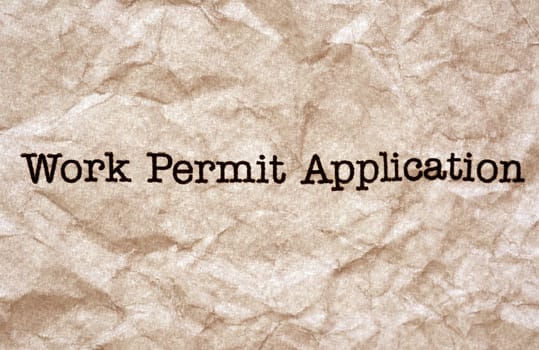 Work permit application