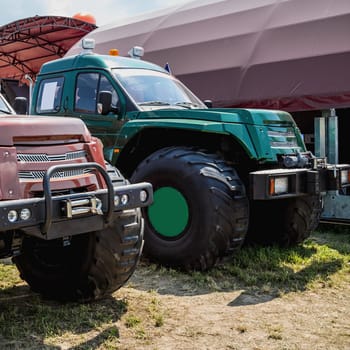SUV or sport utility vehicles or special transport in agriculture industry