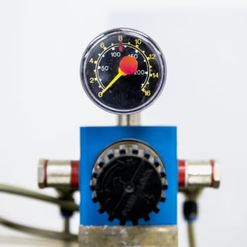 Manometer on pharmaceutical industry or chemical plant