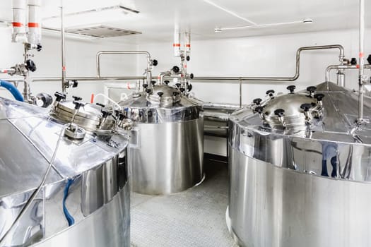 Water boiler or tank on pharmaceutical industry or chemical plant